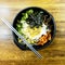 Bibimbap is the most famous Korean dish. Seoul, South Korea