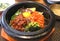 Bibimbap rice in Korean Cuisine