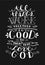 Bible background with hand lettering All things work together for good to them that love God.