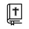 Bible Book Icon Vector Illustration Design