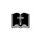 Bible Church logo, Bible Society, Bible and wooden cross icon