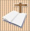 Bible with cross card