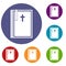 Bible icons set