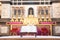 Bible overlooking Grand Altar in Cathedral with huge candles