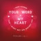 Bible quote, hide your word in my heart that i might not sin against you