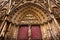 Biblical Statues Cloisters Door Notre Dame Paris France