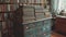 The Bibliophile\\\'s Retreat: Stacks of Antique Books