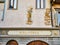 Biblioteca, Public Library, signboard. Citta Alta, Bergamo, Lombardy, Italy