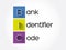 BIC - Bank Identifier Code acronym, business concept background