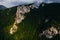 Bicaz gorge seen from a drone