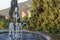 The Bicchierone fountain, an iconic place in Villa D `este, Tivoli, Italy