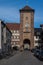 Bickentor Clock Tower Villingen-Schwenningen Germa