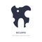 bicuspid icon on white background. Simple element illustration from Dentist concept