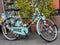 Bicycle bike decorated with bells in Gottingen, Germany