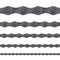 Bicycle chain seamless pattern, bike gear and equipment