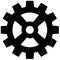 Bicycle chainring, Cogwheel Flat gear in black