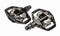 Bicycle clipless pedals for bike cycling isolated