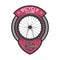 Bicycle club vector template logo