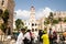 The bicycle community is resting in the area of the historical building of Sultan Abdul Samad