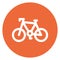 Bicycle, cycle Bold icon which can easily modify or edit