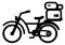 Bicycle Delivery Stencil