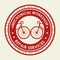 Bicycle emblem shop with mechanical service