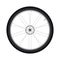 Bicycle Front Wheel with Disc Brake vector