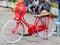 Bicycle and hats rental in the old city of Jakarta, Indonesia,