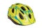 Bicycle helmet for road and city trips, ventilated, lightweight, child safety on the road, isolated on a white