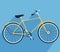 Bicycle icon. Detailed Bicycle icon solid and flat color design.