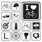 Bicycle icons