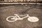 Bicycle lane mark