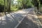 Bicycle lane on the tianzhushan mountain