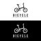 Bicycle Logo, Casual Vehicle Vector, Design Suitable For Bike Shops, Sports Branches, Mountain Bikes, And Kids Bikes