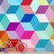 Bicycle near colorful wall