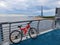 Bicycle on a panoramic bridge