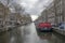 Bicycle Parking Boat At Amsterdam The Netherlands 2019