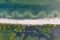 Bicycle path between the sea and mangroves