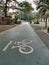 Bicycle pathway along the park of Taman Awam Tanjung Lipat.