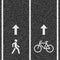 Bicycle and pedestrian paths