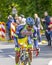 bicycle racer at the famous race Frankfurt - Eschborn in Schwalbach