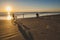 Bicycle Ride at Sunrise on Cocoa Beach