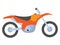 Bicycle Side view, Motorbike, Orange Cycle Vector