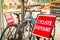 Bicycle sign, Cyclists Dismount