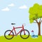 Bicycle sport wellness lifestyle