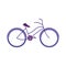 Bicycle transport sport recreational isolated icon design white background