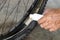 Bicycle tubeless tire