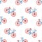 Bicycle vector pattern