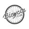 Bicycle vector template label, logo