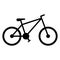 Bicycle vehicle icon, bike and sport activity